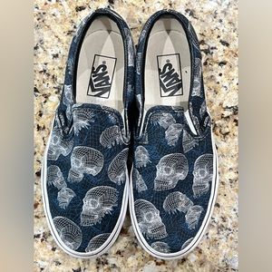 VANS EUC SKULL SLIPONS